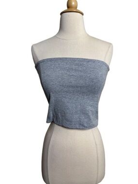Gray Strapless Tube Top - Women's Bandeau